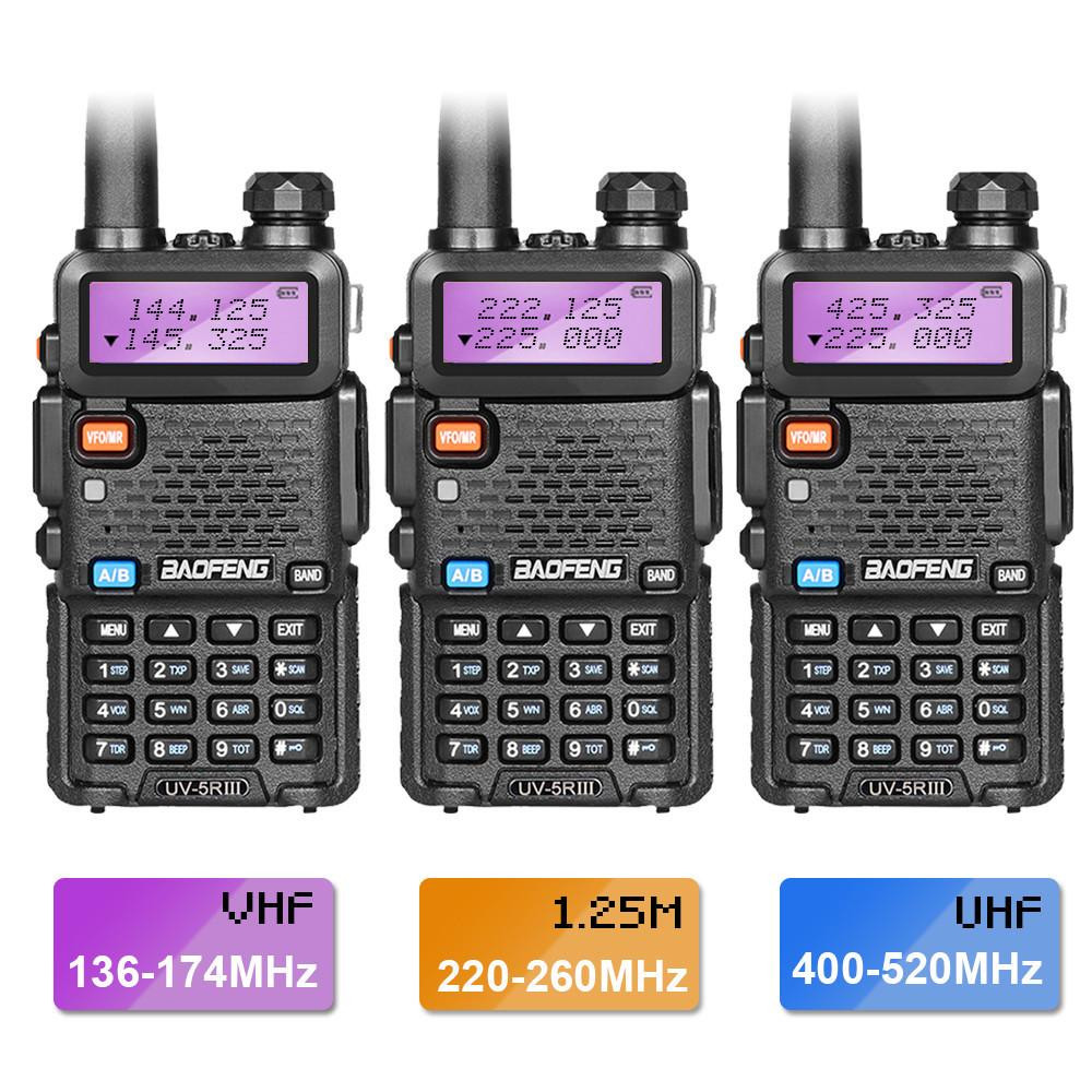 Baofeng GT-3TP Mark III Dualband Walkie Talkie UHF/VHF 144-146/430-440 MHz 2 m/70 cm Handheld