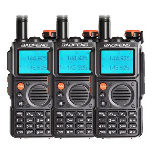 3 x Baofeng UV-K6 Full Band Walkie Talkie AM Two-Way Radio with Type-C Long-Range Receiver 3 x Baofeng UV-K6 Full Band Walkie Talkie AM Two-Way Radio with Type-C Long-Range Receiver
