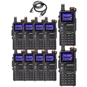 10 x Baofeng UV-K5 Plus 10W Multi-Band  2500mAH VHF/UHF Long Range Walkie Talkie Two Way Radio 10 x Baofeng UV-K5 Plus 10W Multi-Band  2500mAH VHF/UHF Long Range Walkie Talkie Two Way Radio