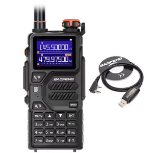 Baofeng UV-K5 Plus 10W Multi-Band  2500mAH VHF / UHF Long Range Walkie Talkie Two Way Radio With Programming Cable Baofeng UV-K5 Plus 10W Multi-Band  2500mAH VHF / UHF Long Range Walkie Talkie Two Way Radio With Programming Cable