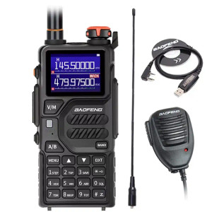Baofeng UV-K5 Plus 10W Multi-Band  2500mAH VHF/UHF Long Range Walkie Talkie Two Way Radio With Speaker Mic And Programming cable And NA-771 Antenna Baofeng UV-K5 Plus 10W Multi-Band  2500mAH VHF/UHF Long Range Walkie Talkie Two Way Radio With Speaker Mic And Programming cable And NA-771 Antenna