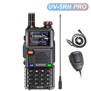 Baofeng UV-5RH Pro GPS multi-band ham radio with programming cable, speaker mic, and NA-771 antenna Baofeng UV-5RH Pro GPS multi-band ham radio with programming cable, speaker mic, and NA-771 antenna