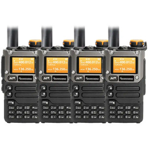 4 x Quansheng UV-K6 Full Band Walkie Talkie | AM Two-Way Radio Long-Range Receiver -1 4 x Quansheng UV-K6 Full Band Walkie Talkie | AM Two-Way Radio Long-Range Receiver -1