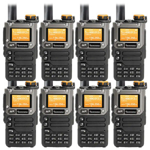 8 x Quansheng UV-K6 Full Band Walkie Talkie | AM Two-Way Radio Long-Range Receiver -1 8 x Quansheng UV-K6 Full Band Walkie Talkie | AM Two-Way Radio Long-Range Receiver -1