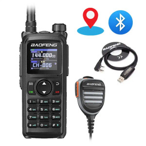 Baofeng UV-28 Pro GPS Bluetooth Walkie Talkie 10W Long Range Multi-Band Two-Way Radio + Waterproof Speaker Mic + Programming Cable Baofeng UV-28 Pro GPS Bluetooth Walkie Talkie 10W Long Range Multi-Band Two-Way Radio + Waterproof Speaker Mic + Programming Cable