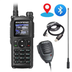 Baofeng UV-28 Pro GPS Bluetooth Walkie Talkie 10W Long Range Multi-Band Two-Way Radio + Speaker Mic + Programming Cable + NA-771 Antenna Baofeng UV-28 Pro GPS Bluetooth Walkie Talkie 10W Long Range Multi-Band Two-Way Radio + Speaker Mic + Programming Cable + NA-771 Antenna