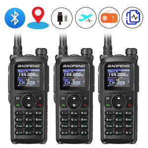 3x Baofeng UV-28 Pro GPS Bluetooth Walkie Talkie 10W Long Range Multi-Band Two-Way Radio 3x Baofeng UV-28 Pro GPS Bluetooth Walkie Talkie 10W Long Range Multi-Band Two-Way Radio