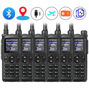 6x Baofeng UV-28 Pro GPS Bluetooth Walkie Talkie 10W Long Range Multi-Band Two-Way Radio 6x Baofeng UV-28 Pro GPS Bluetooth Walkie Talkie 10W Long Range Multi-Band Two-Way Radio