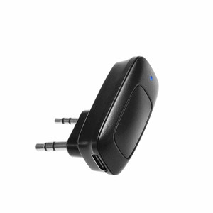 Baofeng BT-A1D Wireless Bluetooth Programming Adapter connected to UV-5R, BF-888S, UV-5RM radio