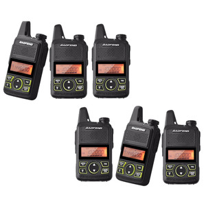 6pcs Baofeng Radio BF-T1 Two Way Long Range Mini Walkie Talkie