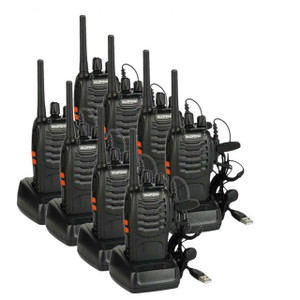 8x BaoFeng BF-888S PMR446 /Baofeng BF-88E PMR Updated Version of 888S Walkie Talkies Free License UHF Walkie Talkies Two Way Ham Radio + Earpiece 8x BaoFeng BF-888S PMR446 /Baofeng BF-88E PMR Updated Version of 888S Walkie Talkies Free License UHF Walkie Talkies Two Way Ham Radio + Earpiece