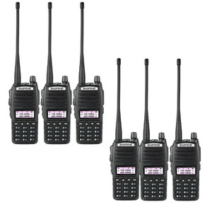 6x BAOFENG UV-82 Dual Band UHF/VHF Walkie Talkies Long Range Scanner  6x BAOFENG UV-82 Dual Band UHF/VHF Walkie Talkies Long Range Scanner