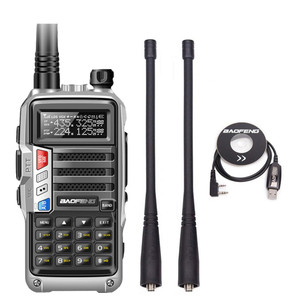 Baofeng UV-S9 Tri-Band UHF VHF 136-174/220-260/400-520MHz Walkie Talkie 8W W/ Cable Baofeng UV-S9 Tri-Band UHF VHF 136-174/220-260/400-520MHz Walkie Talkie 8W W/ Cable
