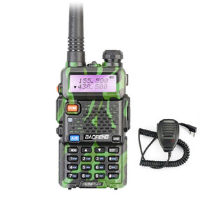 BAOFENG UV-5R Dual Band Green UHF/VHF Walkie Talkie 2 Way FM Radio VOX function + Speaker Mic  BAOFENG UV-5R Dual Band Green UHF/VHF Walkie Talkie 2 Way FM Radio VOX function + Speaker Mic