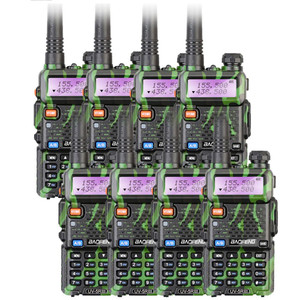 8 x Baofeng UV-5R III Tri-Band Walkie Talkies 5W Green Two Way Radio Scanner  8 x Baofeng UV-5R III Tri-Band Walkie Talkies 5W Green Two Way Radio Scanner