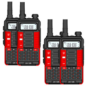 4 X BAOFENG UV-10R 10W Dual-Band VHF UHF Walkie Talkies Long Range FM Two Way Radio  4 X BAOFENG UV-10R 10W Dual-Band VHF UHF Walkie Talkies Long Range FM Two Way Radio