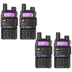 4x BAOFENG UV-5R Dual Band FM Two Way Ham Radio 5W Walkie Talkie 4x BAOFENG UV-5R Dual Band FM Two Way Ham Radio 5W Walkie Talkie