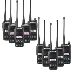 10x Upgraded  BAOFENG UV-82 8W High Power Dual Band VHF/UHF Walkie Talkies Long Range Two Way Ham Radio  10x Upgraded  BAOFENG UV-82 8W High Power Dual Band VHF/UHF Walkie Talkies Long Range Two Way Ham Radio