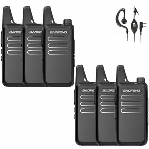 6x Baofeng BF-T20 UHF 400-470 MHz Two Way Ham Radio Walkie Talkie Transceiver + Headset  6x Baofeng BF-T20 UHF 400-470 MHz Two Way Ham Radio Walkie Talkie Transceiver + Headset