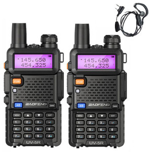 2x BAOFENG UV-5R Dual Band FM Two Way Ham Radio 5W Walkie Talkie 2x BAOFENG UV-5R Dual Band FM Two Way Ham Radio 5W Walkie Talkie