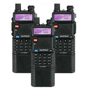 3x Baofeng UV-5R III Tri-Band 3800mAH VHF/UHF Walkie Talkie Two Way Radio 3x Baofeng UV-5R III Tri-Band 3800mAH VHF/UHF Walkie Talkie Two Way Radio