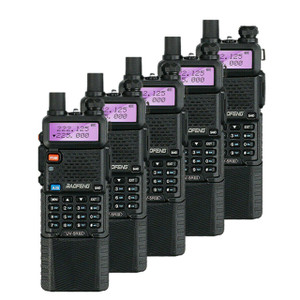 5 x Baofeng UV-5R III Tri-Band 3800mAH VHF/UHF 136-174/220-260/400-520MHz Walkie Talkie Two Way Radio  5 x Baofeng UV-5R III Tri-Band 3800mAH VHF/UHF 136-174/220-260/400-520MHz Walkie Talkie Two Way Radio