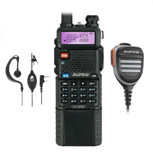 Baofeng UV-5R III Tri-Band 3800mAH VHF/UHF Walkie Talkie Two Way Radio With Waterproof  Speaker Mic Baofeng UV-5R III Tri-Band 3800mAH VHF/UHF Walkie Talkie Two Way Radio With Waterproof  Speaker Mic