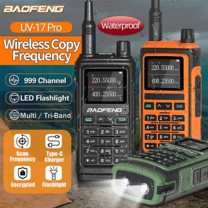Baofeng UV-17 Pro 5W Multi-Band / Tri-Band 1800mAH 999 Channels VHF/UHF Long Range Walkie Talkie Two Way Radio Cover Baofeng UV-17 Pro 5W Multi-Band / Tri-Band 1800mAH 999 Channels VHF/UHF Long Range Walkie Talkie Two Way Radio Cover