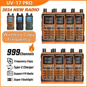 8 x Baofeng UV-17 Pro 5W Tri-Band 1800mAH 999 Channels VHF/UHF Long Range Walkie Talkie Two Way Radio  8 x Baofeng UV-17 Pro 5W Tri-Band 1800mAH 999 Channels VHF/UHF Long Range Walkie Talkie Two Way Radio