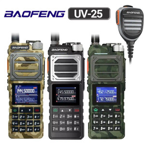 Baofeng UV-25 V2 10W Tactical Walkie Talkie Military Two Way Radio Long Range Ham Radio With Waterproof Speaker Mic Baofeng UV-25 V2 10W Tactical Walkie Talkie Military Two Way Radio Long Range Ham Radio With Waterproof Speaker Mic