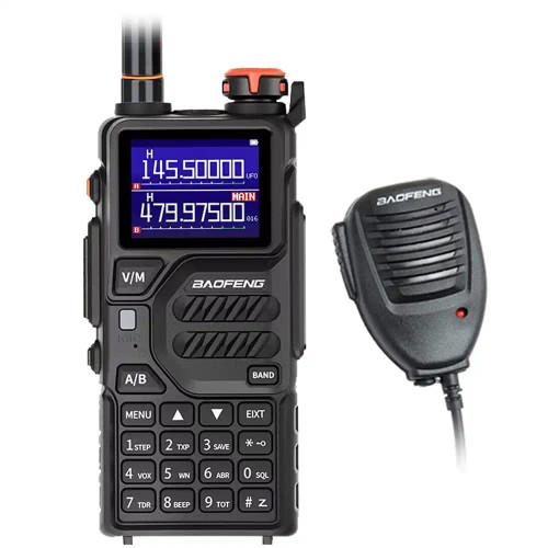 Baofeng UV-K5 Plus 10W Multi-Band  2500mAH VHF/UHF Long Range Walkie Talkie Two Way Radio With Speaker Mic