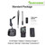 Quansheng UV-K6 Full Band Walkie Talkie | AM Two-Way Radio Long-Range Receiver -14