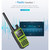 2 X BAOFENG UV-5R Mini Walkie Talkie | 5W Multi Band Amateur Ham Radio| Radio function