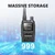 2 X BAOFENG UV-5R Mini Walkie Talkie | 5W Multi Band Amateur Ham Radio| 999 Channels