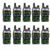 BAOFENG UV-5R III Tri-Band Green Two Way Ham Radio VHF/UHF Walkie Talkie| Bundle Pack 2-10 Units