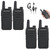 4x Baofeng BF-R5 UHF 400-470MHz Walkie Talkie Rechargeable Two Way Ham Radio + Headset  4x Baofeng BF-R5 UHF 400-470MHz Walkie Talkie Rechargeable Two Way Ham Radio + Headset
