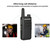 8x Baofeng BF-R5 Slim UHF Walkie Talkie Two Way Ham Radio + Earpiece 