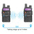 4 x Baofeng UV-5R III Tri-band UHF/VHF Walkie Talkies + 4x Speaker Mic  4 x Baofeng UV-5R III Tri-band UHF/VHF Walkie Talkies + 4x Speaker Mic