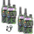 4 x BAOFENG UV-5R Dual Band UHF/VHF Green Walkie Talkies Two Way Ham Radio Long Range + Earpiece  4 x BAOFENG UV-5R Dual Band UHF/VHF Green Walkie Talkies Two Way Ham Radio Long Range + Earpiece