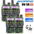 4 x Baofeng UV-5R III Tri-Band UHF/VHF Green Walkie Talkies Two Way Ham Radio Long Range + Earpiece  4 x Baofeng UV-5R III Tri-Band UHF/VHF Green Walkie Talkies Two Way Ham Radio Long Range + Earpiece