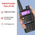 BAOFENG UV-5R Dual Band UHF VHF Walkie Talkie Two Way Radio + Speaker Mic + USB CableProgram Cable  BAOFENG UV-5R Dual Band UHF VHF Walkie Talkie Two Way Radio + Speaker Mic + USB CableProgram Cable