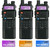 10 x Baofeng UV-5R III Tri-Band 3800mAH VHF/UHF 136-174/220-260/400-520MHz Walkie Talkie Two Way Radio + USB Cable  10 x Baofeng UV-5R III Tri-Band 3800mAH VHF/UHF 136-174/220-260/400-520MHz Walkie Talkie Two Way Radio + USB Cable
