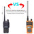 3 x Baofeng UV 9R PRO IP68 Waterproof Walkie Talkie UHF/VHF 8W Dual Band High Power Long Range Radio + Earpiece 