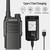 2 X Baofeng BF-W31 Waterproof Walkie Talkies Long Range Two Way Ham Radio + Earpiece  2 X Baofeng BF-W31 Waterproof Walkie Talkies Long Range Two Way Ham Radio + Earpiece