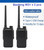 2 X Baofeng BF-W31 Waterproof Walkie Talkies Long Range Two Way Ham Radio + Earpiece  2 X Baofeng BF-W31 Waterproof Walkie Talkies Long Range Two Way Ham Radio + Earpiece