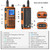 Baofeng UV-17 Pro 5W  Multi Band / Tri-Band 1800mAH 999 Channels VHF/UHF Long Range Walkie Talkie Two Way Radio + Programming Cable + Speaker Mic + USB Cable  Baofeng UV-17 Pro 5W  Multi Band / Tri-Band 1800mAH 999 Channels VHF/UHF Long Range Walkie Talkie Two Way Radio + Programming Cable + Speaker Mic + USB Cable