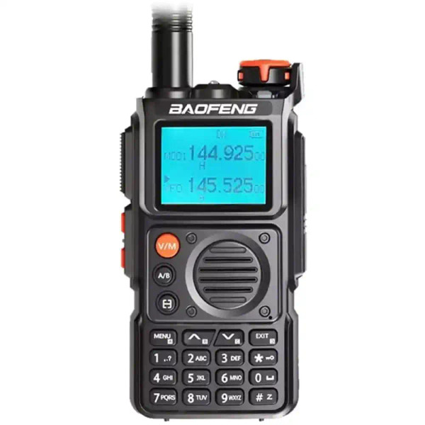 Baofeng UV-K6 Full Band Walkie Talkie AM Two-Way Radio with Type-C Long-Range Receiver