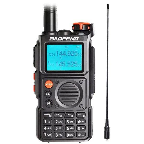 Baofeng UV-K6 Full Band Walkie Talkie | AM Two-Way Radio with Type-C Long-Range Two Way Radio with NA-771 Antenna
