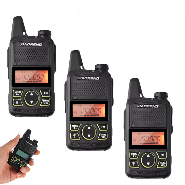 Baofeng Radio BF-T1 Two Way Long Range Mini Walkie Talkie-3pcs