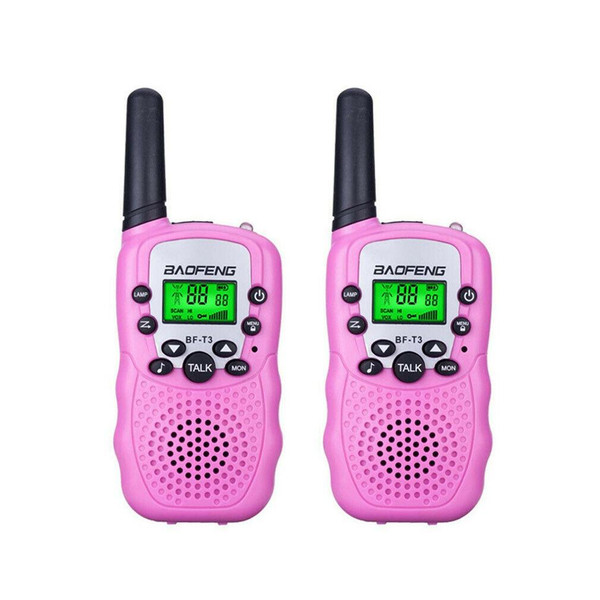 2x BF-T3 BAOFENG Kids Walkie Talkies 2 Way Long Range radio PMR446 licence free 